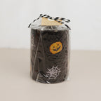 Handpainted Halloween Pillar Candle
