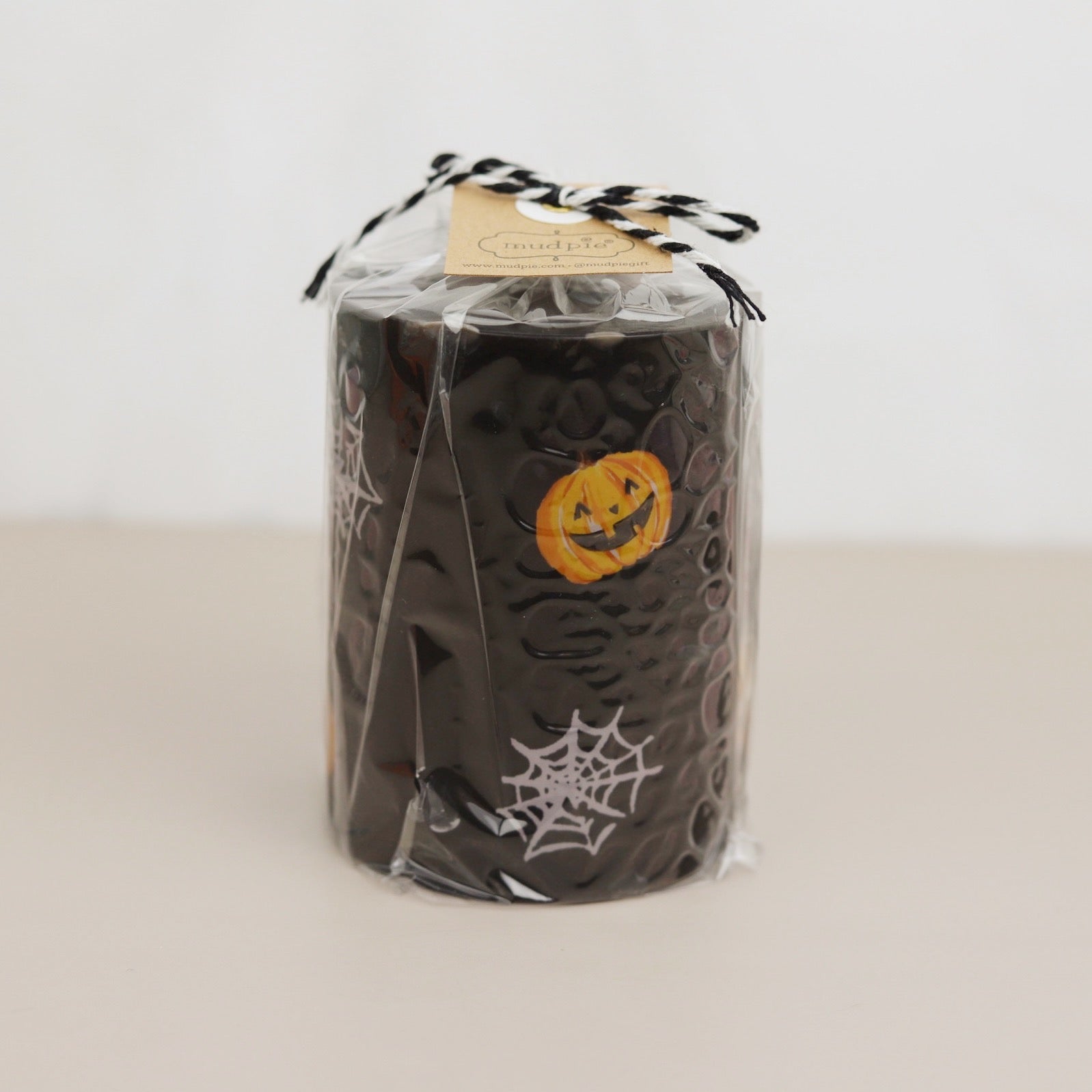 Handpainted Halloween Pillar Candle