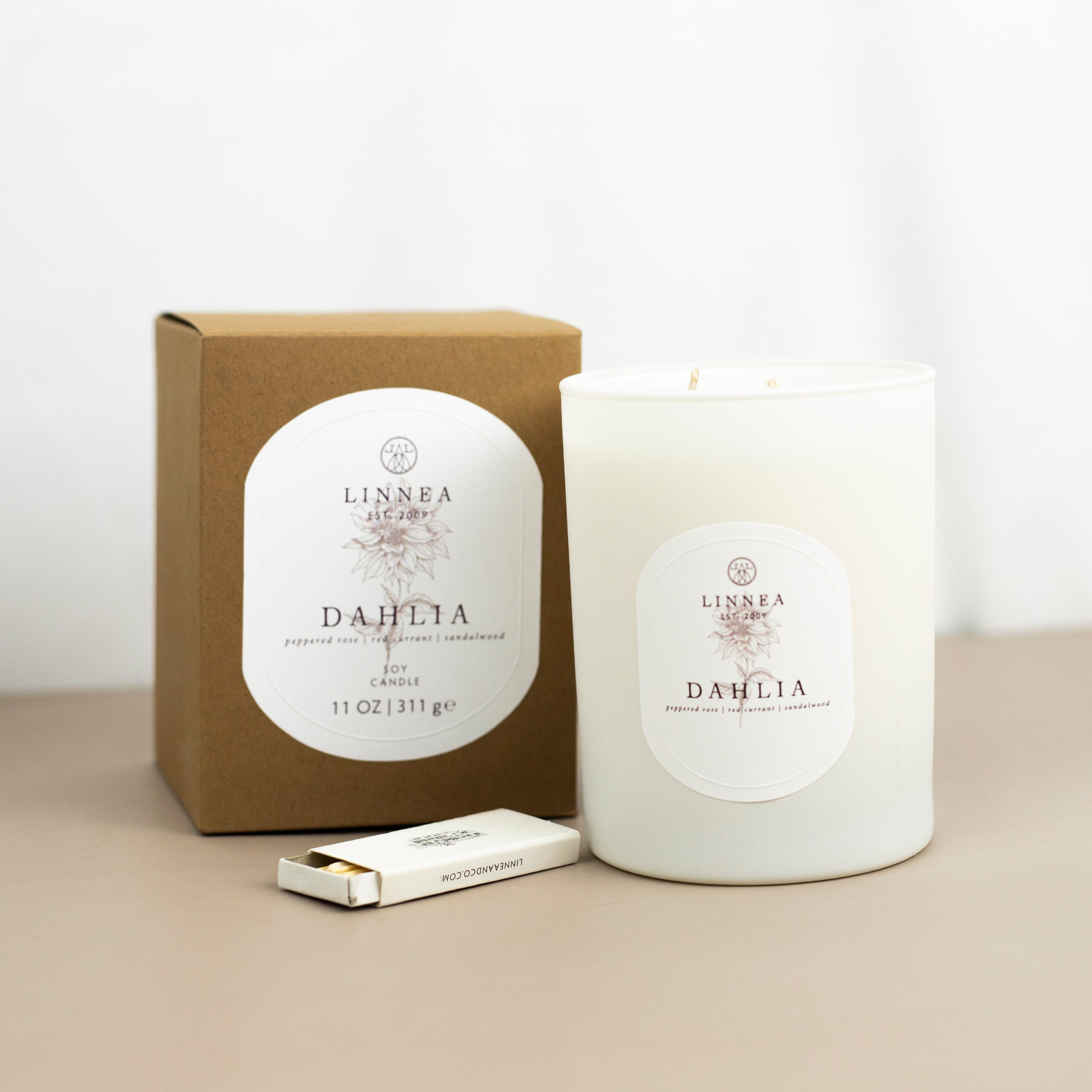 Linnea 2-Wick Fall Candles