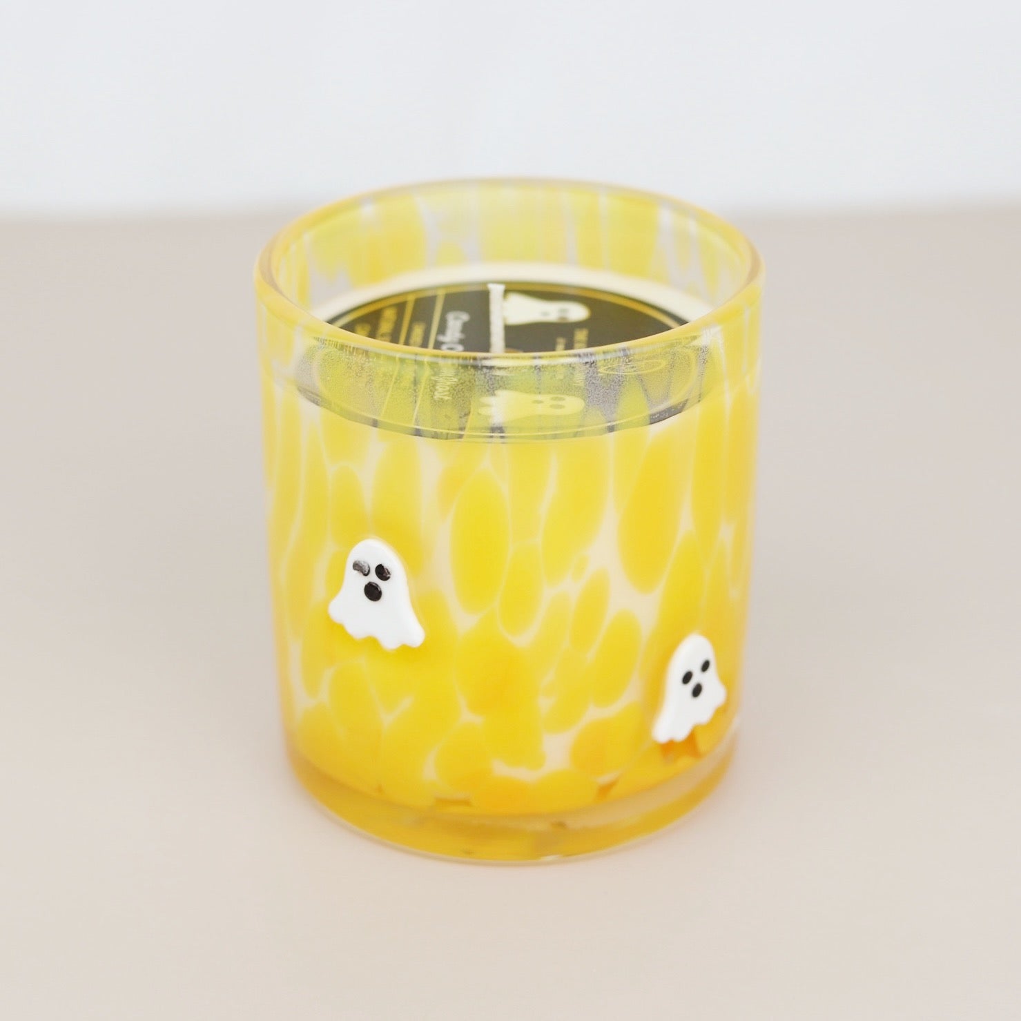 Icon Confetti Candle 12 oz - Candy Corn Ghost
