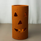 Large Clay Jack-O-Lantern