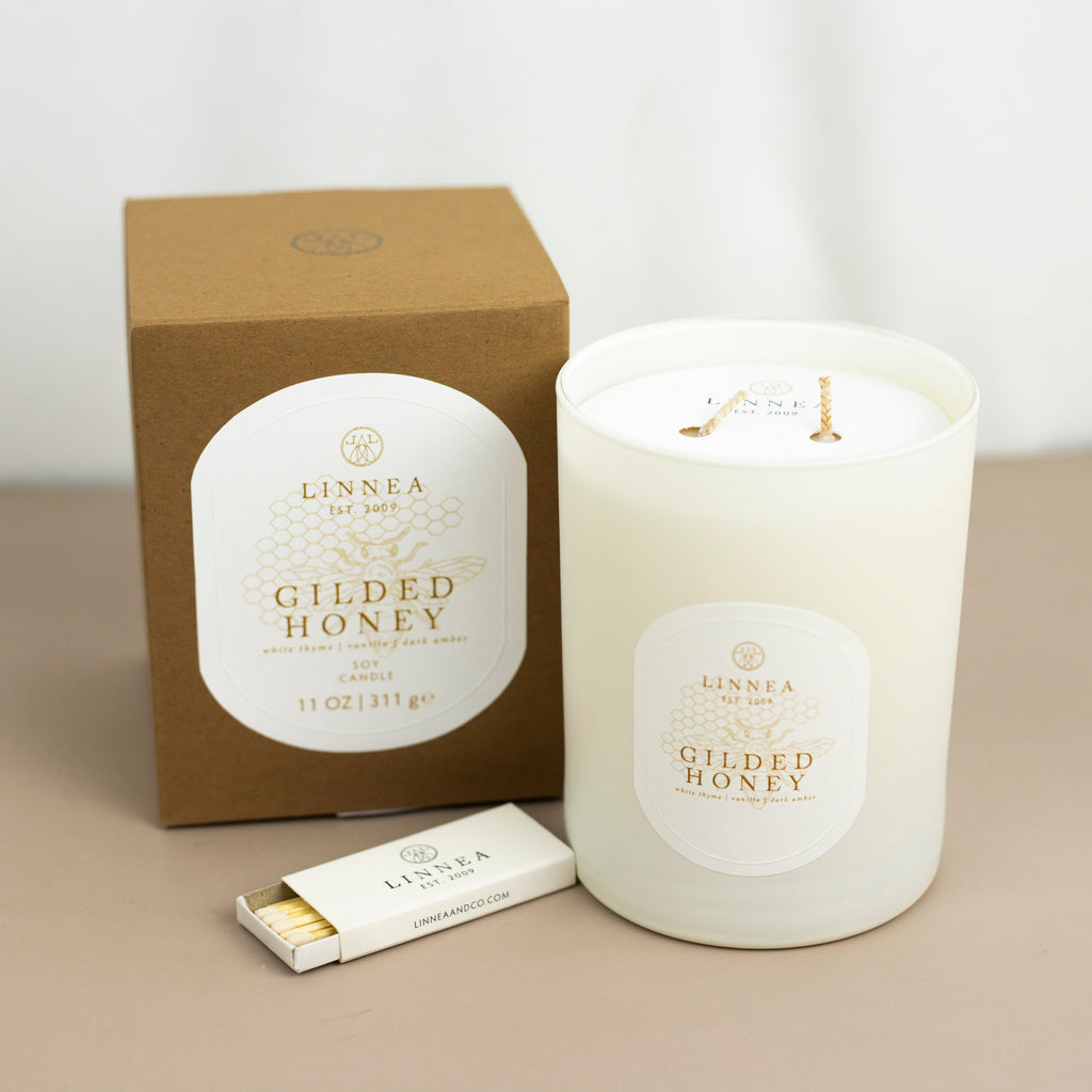 Linnea 2-Wick Fall Candles