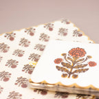 Scalloped Floral Dinner Plate