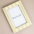 Cream Striped Frame